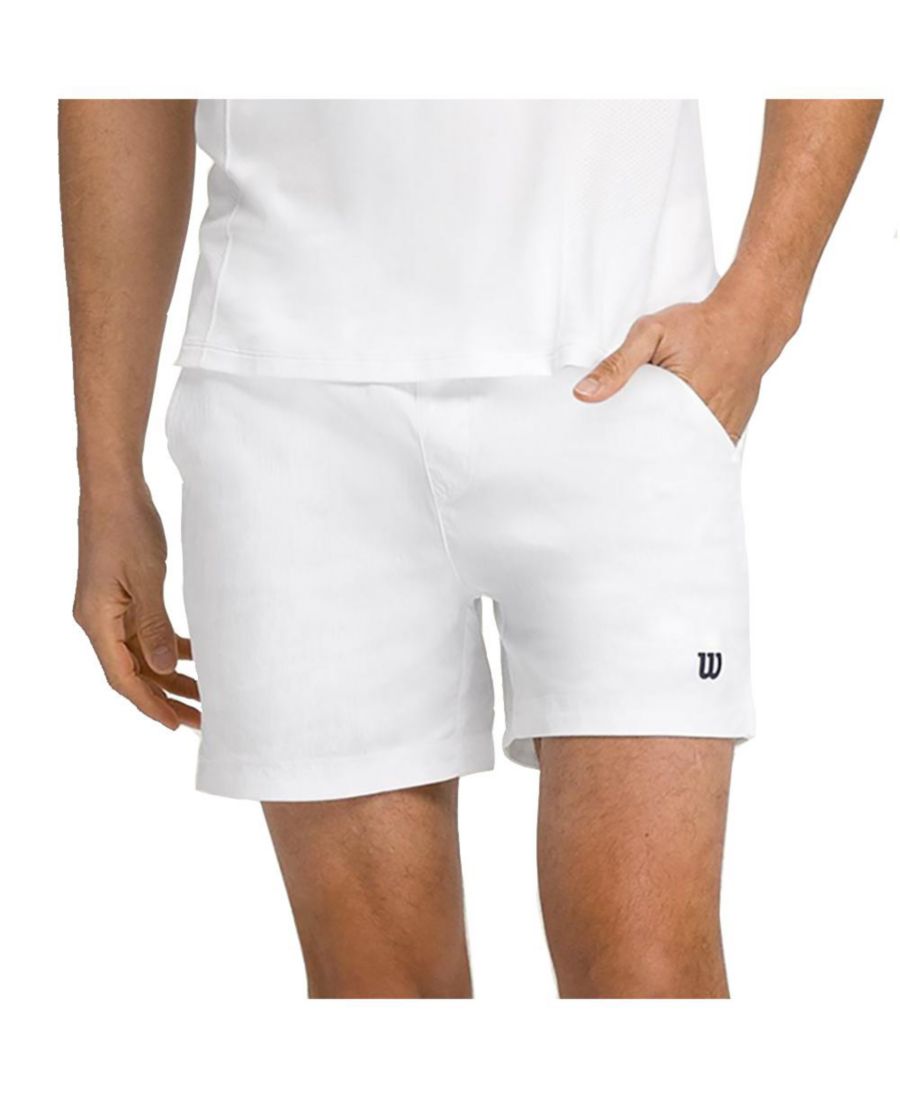 

Мужские теннисные шорты Volley 6 дюймов, ярко-белые Wilson, Bright white