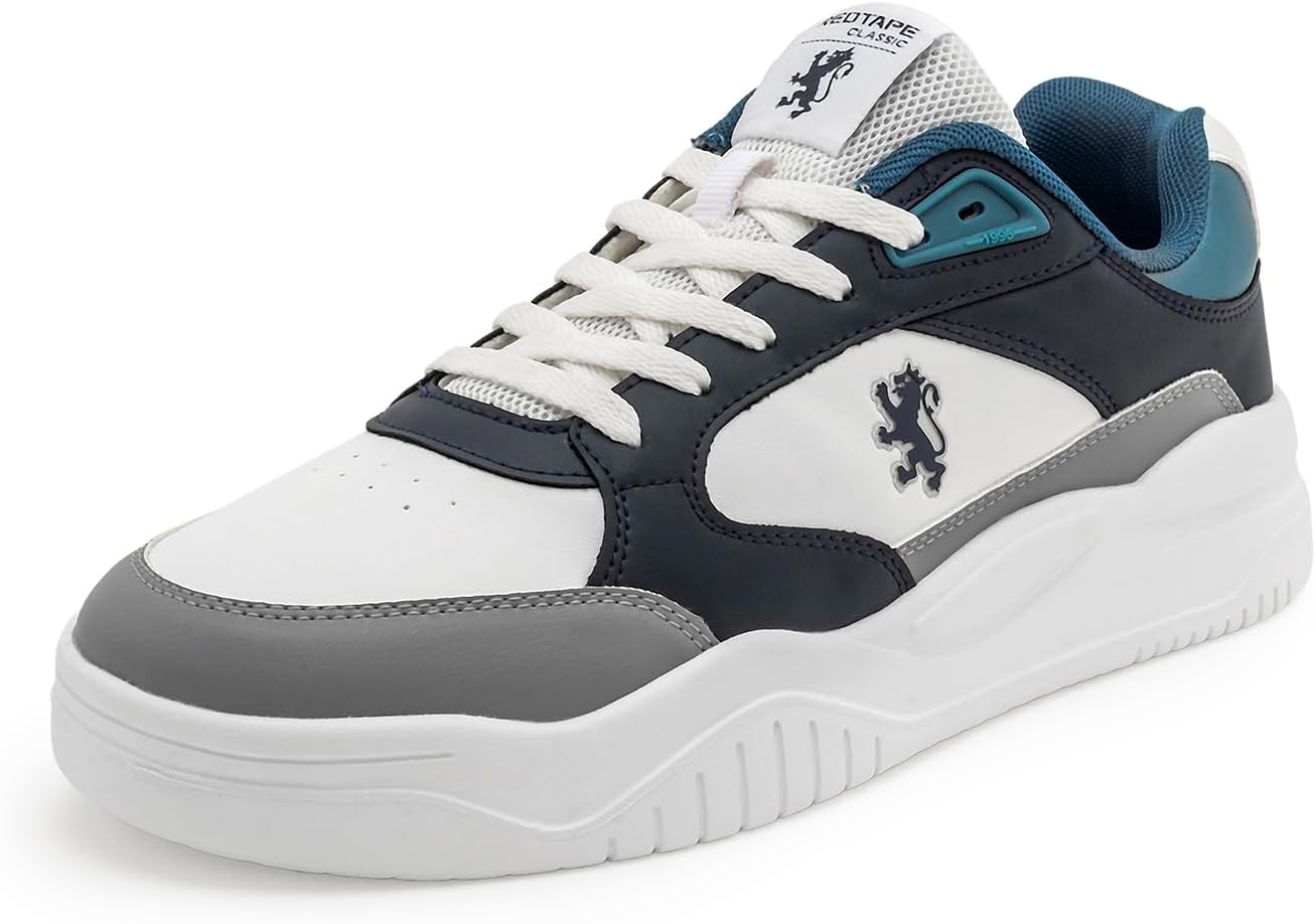 

Мужские модные кроссовки Red Tape с массивной подошвой, низкие повседневные мужские туфли с амортизирующей стелькой, легкие шнурованные кроссовки, с нескользящей подошвой, стильные для повседневной носки в офисе, поездок и на улице, серый