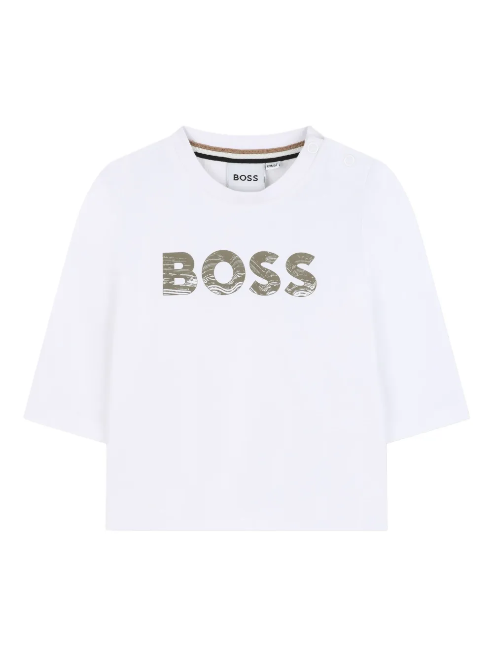 

Футболка с логотипом BOSS Kidswear, белый