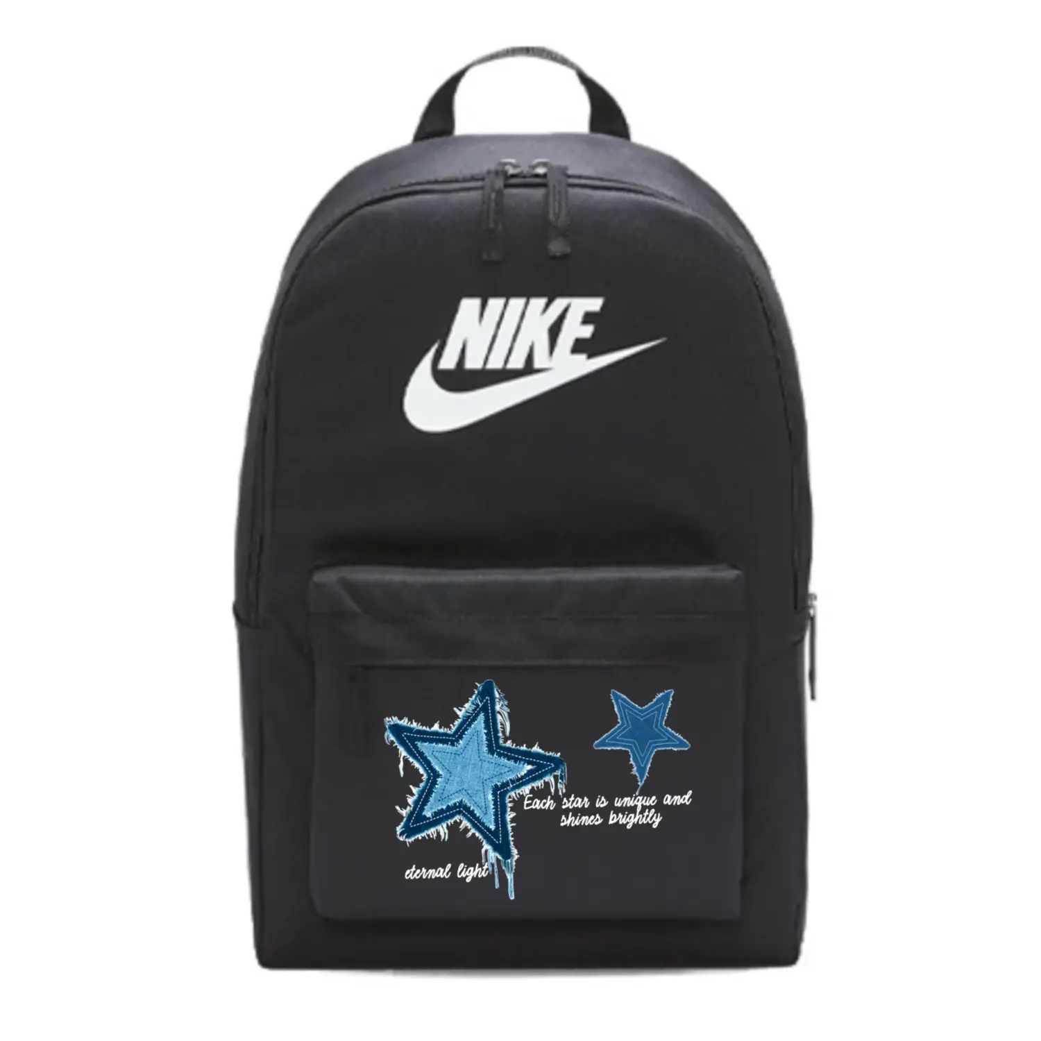 

Nike Тканевый рюкзак унисекс черный, Stars