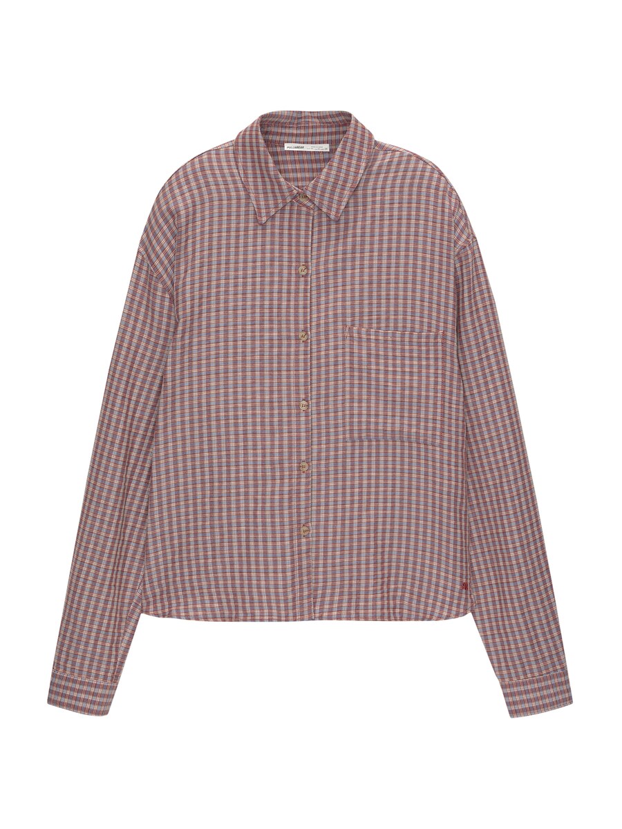 

Рубашка Pull&Bear Blouse, фуксия