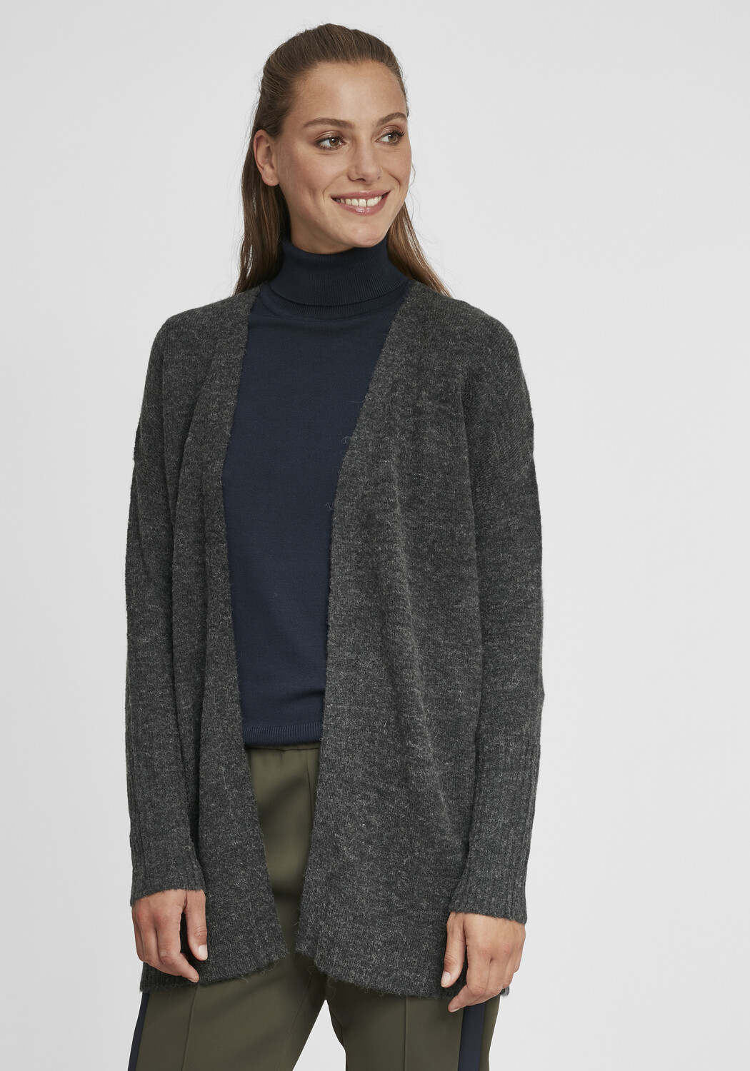 

Кардиган Oxmo Strickjacke, серый