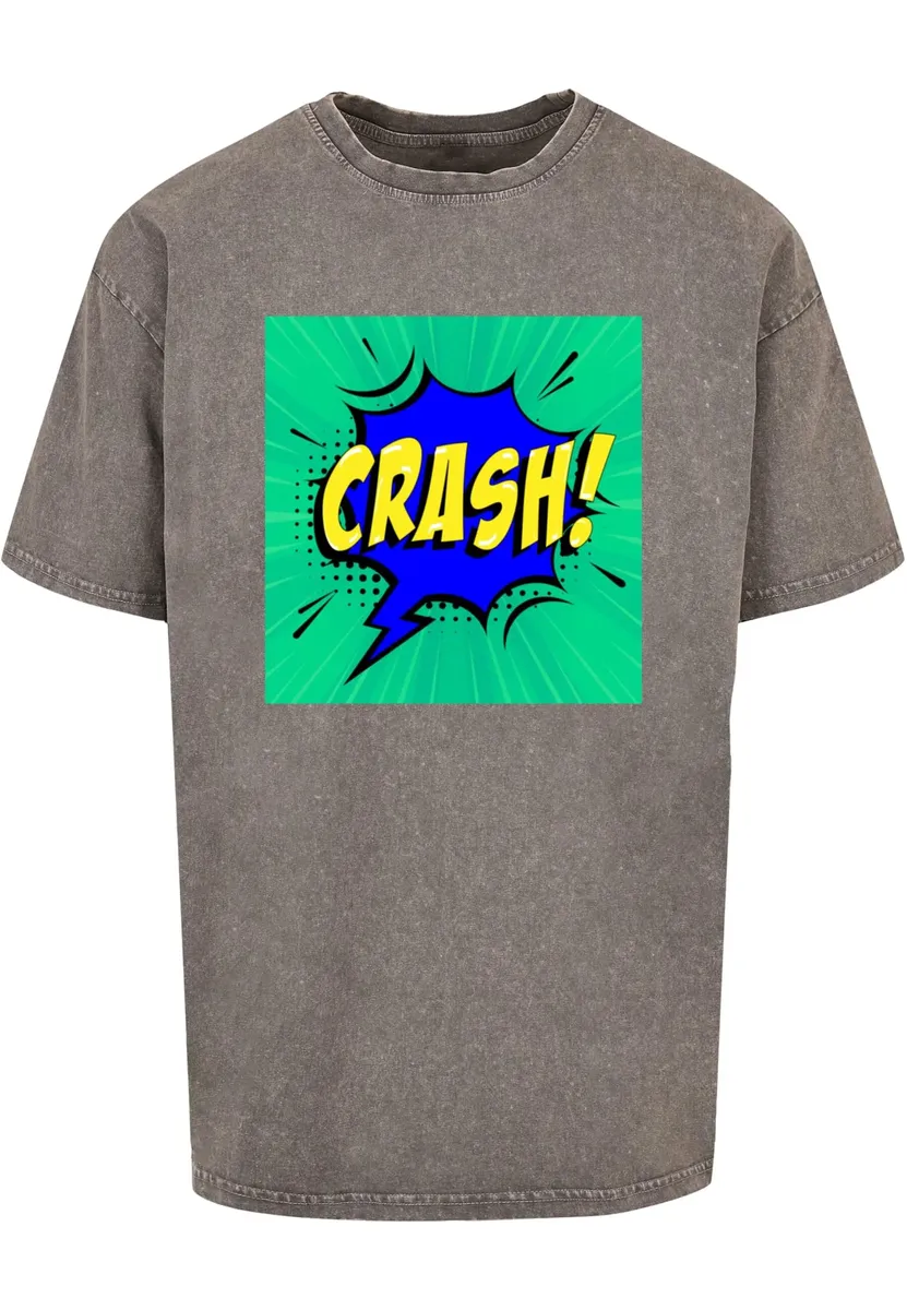 

Футболка Merchcode "Мужская футболка оверсайз CRASH Comic Acid Washed " Merchcode", цвет Asphalt