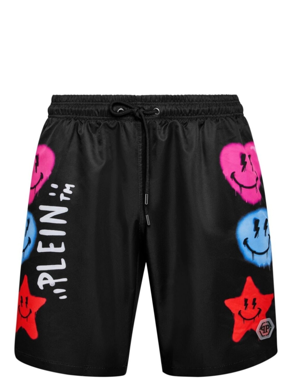 

Купальные шорты с графичным принтом Philipp Plein, черный