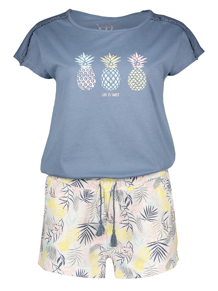 

Пижама Vivance, цвет Blau/ Creme