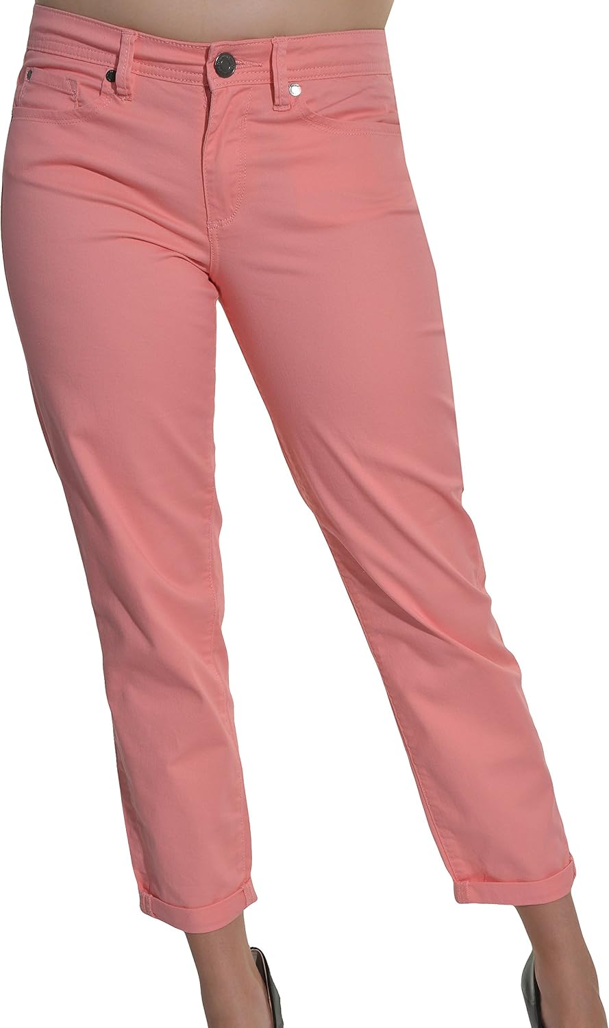 

Женские укороченные брюки Calvin Klein Power Stretch Skinny, Flamingo Pink