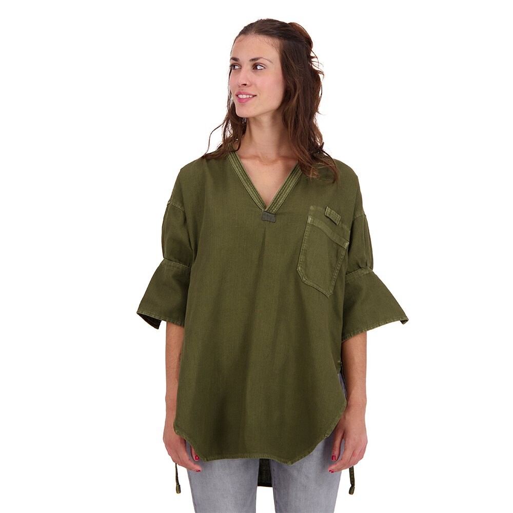 

Блуза с коротким рукавом G-Star Woven Tunic, зеленый