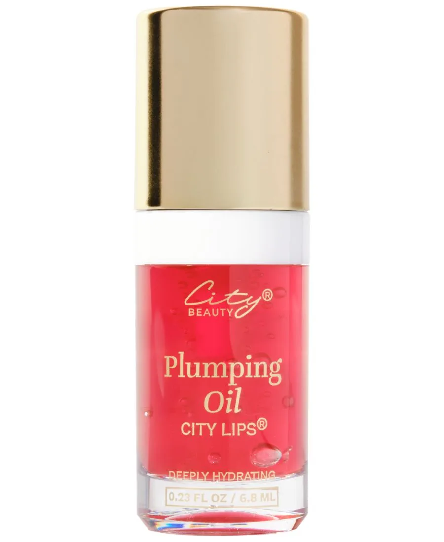 City Beauty Масло для увеличения объема губ City Lips Plump Oil - Розовый шампань, 0,23 унции