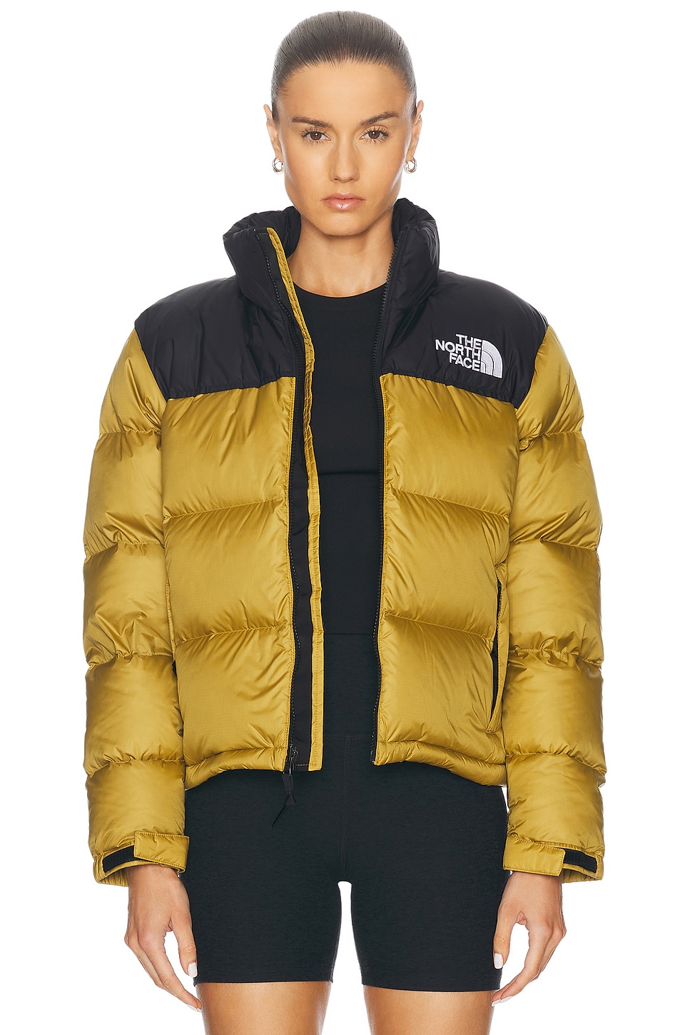 

Куртка Nuptse 1996 года в стиле ретро The North Face, цвет Amber Green & TNF Black