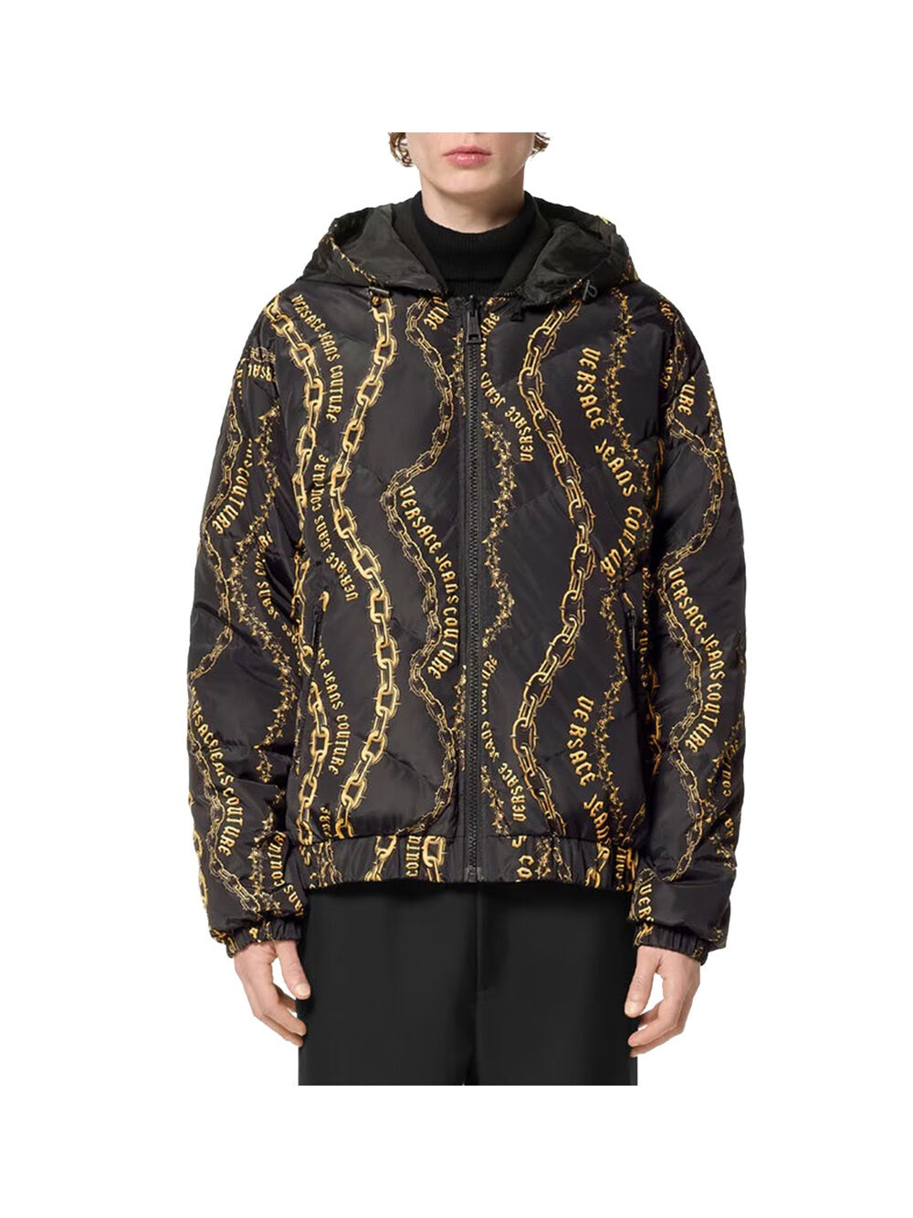 

Черная мужская куртка Versace Jeans