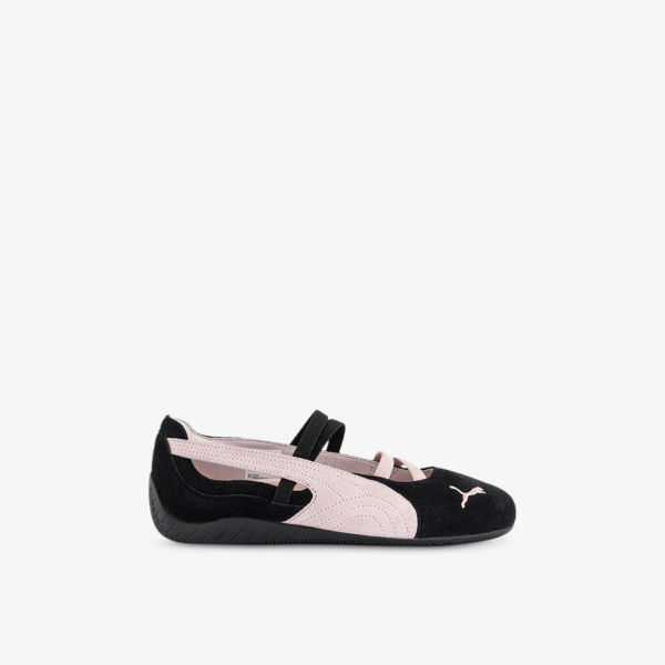 Балетки Puma Speedcat из замши с низким верхом, черный