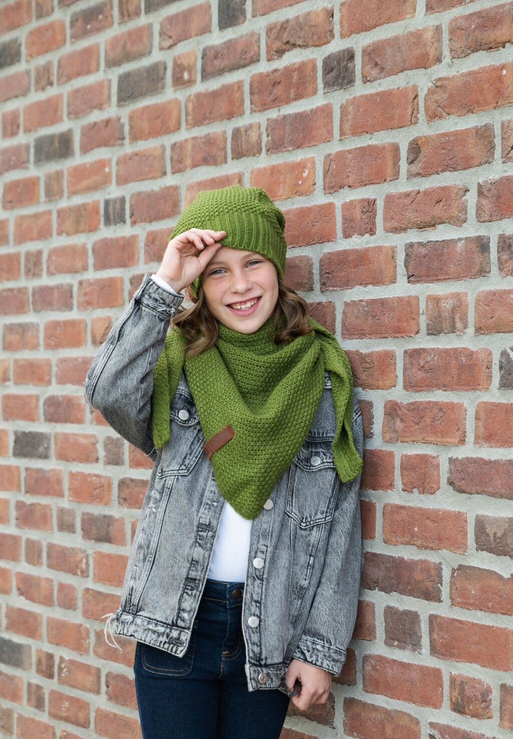 

Шарф COCO Knit Factory, цвет moss green