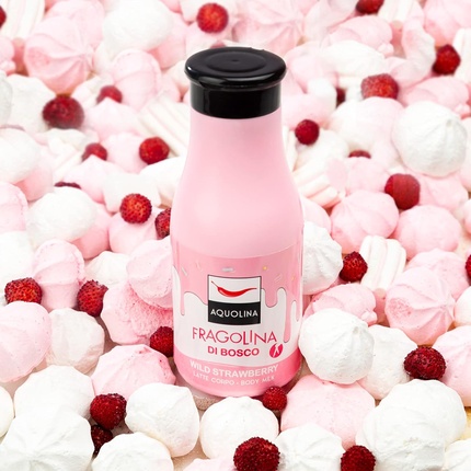 Гель для душа и молочко для тела Queen Forest Strawberry 125 мл Aquolina — фото 3