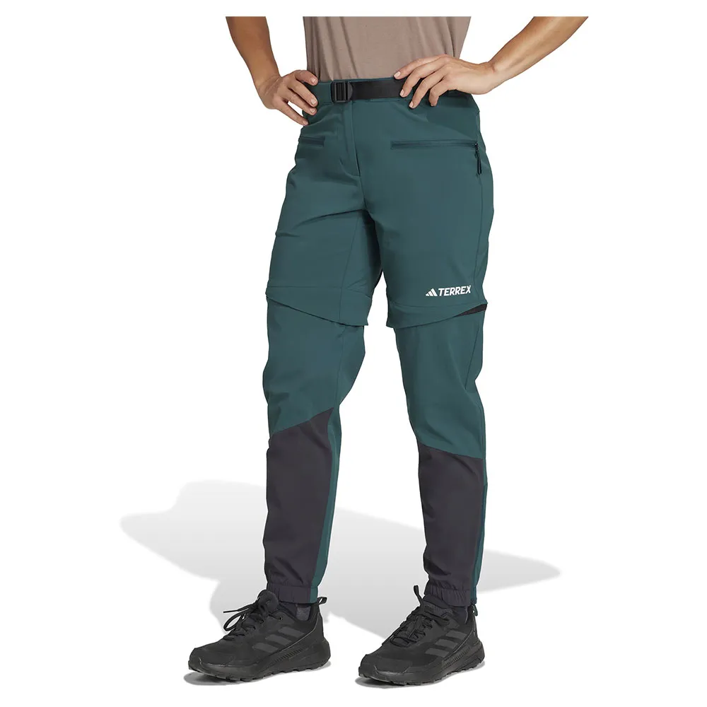 

Брюки adidas Terrex Utilitas Hiking Zip-Off, зеленый