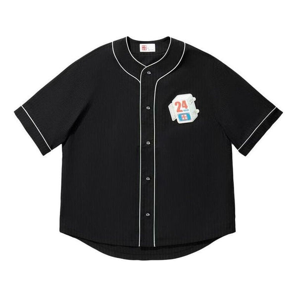 

Рубашка x phil hackett graphic baseball shirt 'black' Li-Ning, черный