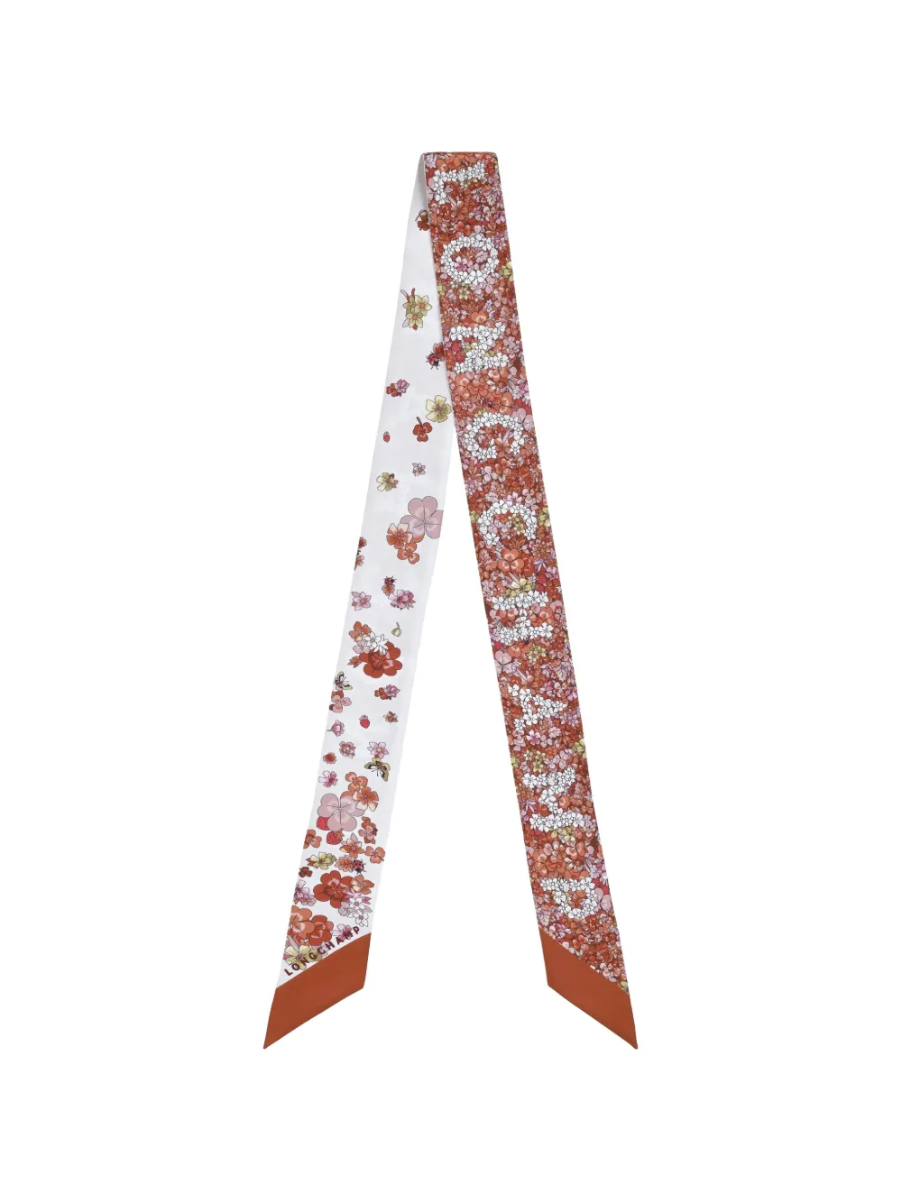 

Шарф Frise Fleurie Longchamp, белый