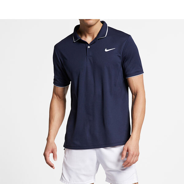 Футболка Court Dri Fit Quick Dry Polo мужские Nike, синий — фото 3