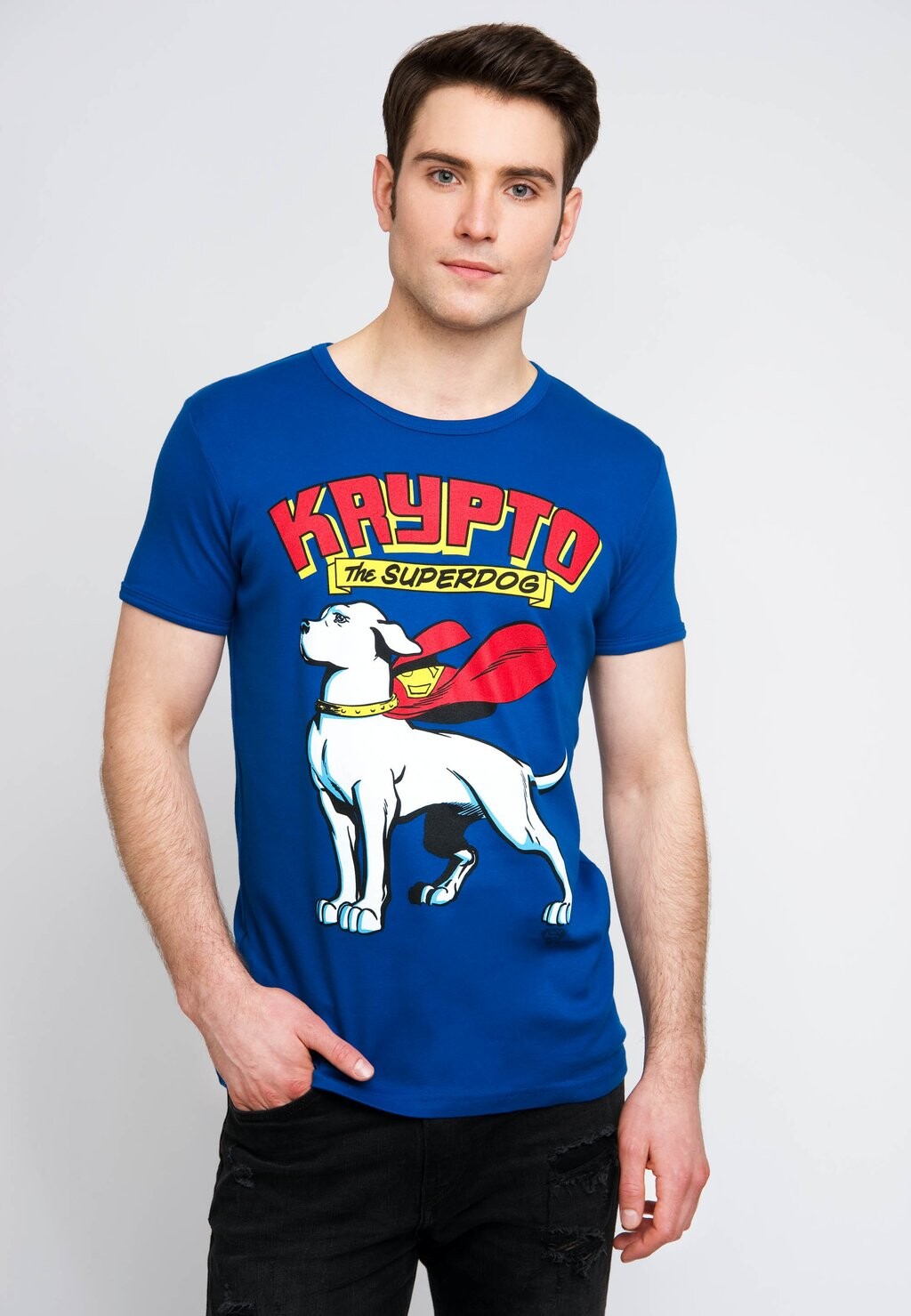 

Футболка с принтом KRYPTO THE SUPERDOG LOGOSHIRT, цвет blau