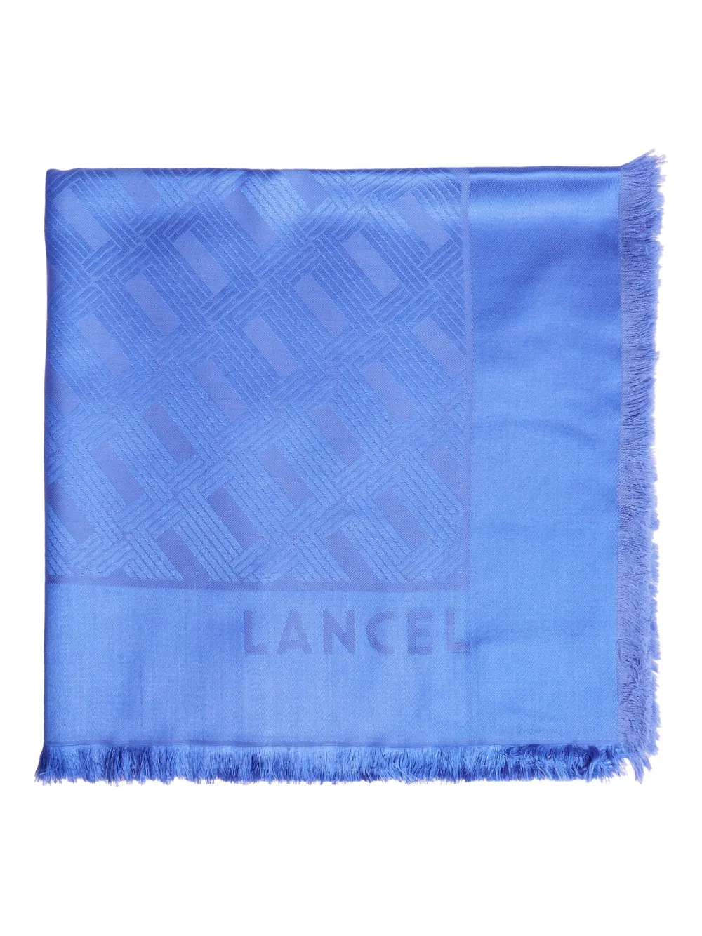 

Шарф с монограммой Lancel, синий