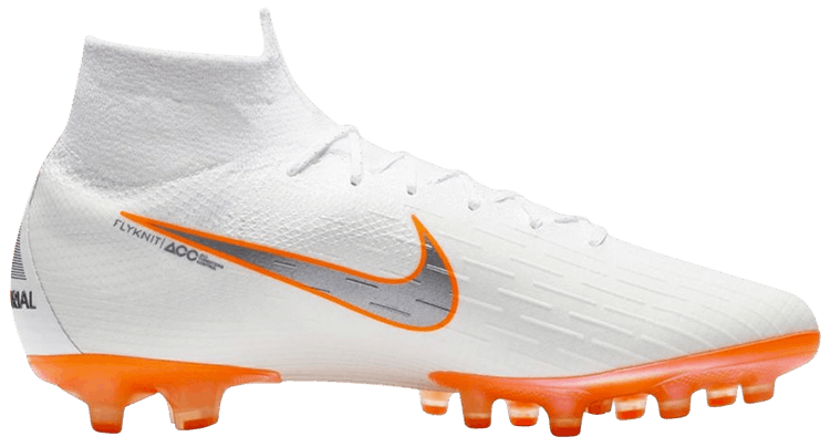 

Кроссовки Nike Mercurial Superfly 6 Elite AG 'White Orange', белый