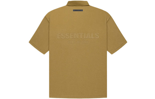 Рубашка fw21 logo polo shirt' 'amber' Fear Of God Essentials, бежевый — фото 2