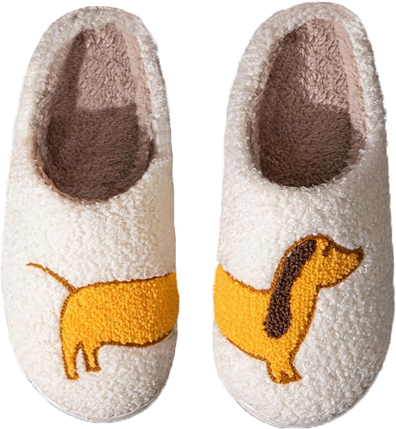 

Женские и мужские тапочки YJEUS с дизайном сердца, клубничной вишни, грибов, глаза-оберега и мультяшного кота - удобные домашние тапочки с эффектом памяти и плюшевой подкладкой для пары, желтый