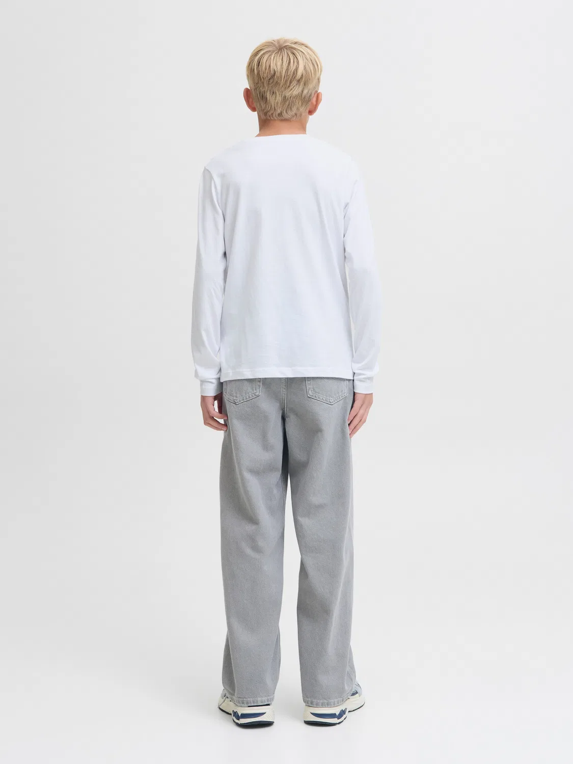 Футболка Jack & Jones Junior, Light Grey — фото 4