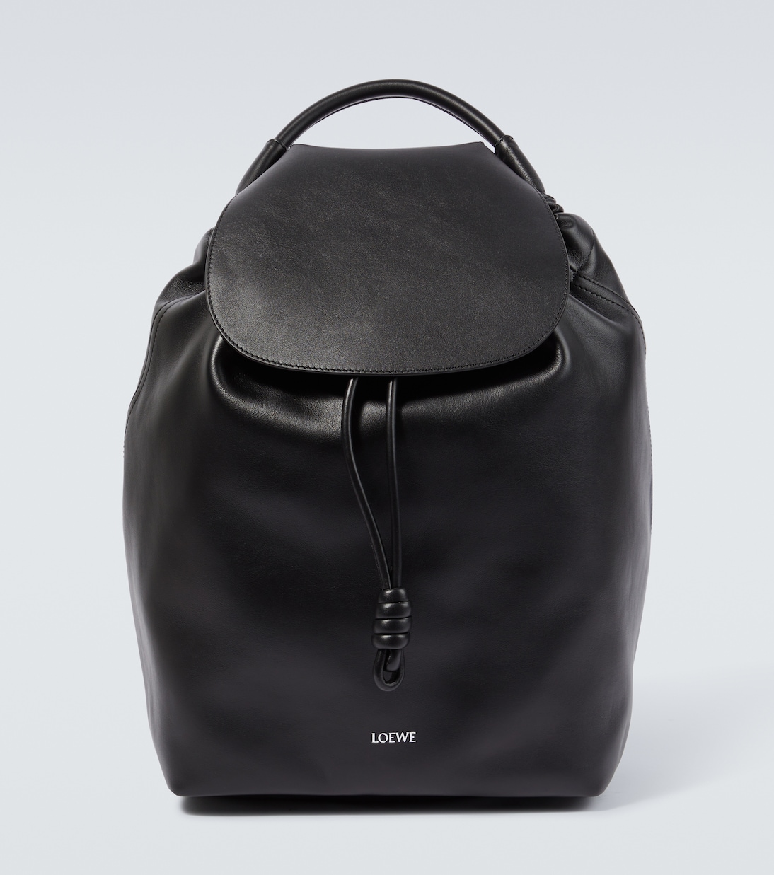 

Кожаный рюкзак Flamenco Loewe, черный