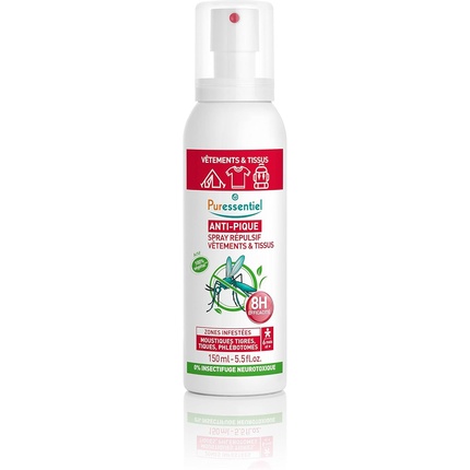 

Anti-Bite Repellent Spray for Clothes and Fabrics 150ml Puressentiel