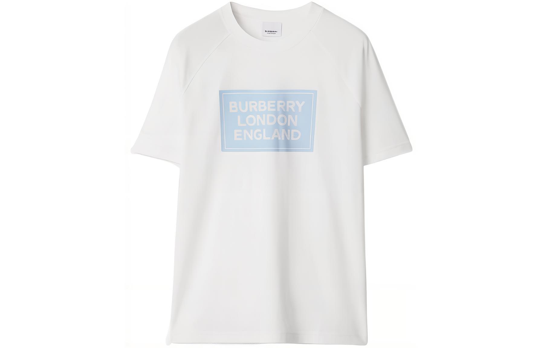 

Burberry Футболка SS24 с рукавами реглан, женская, белая
