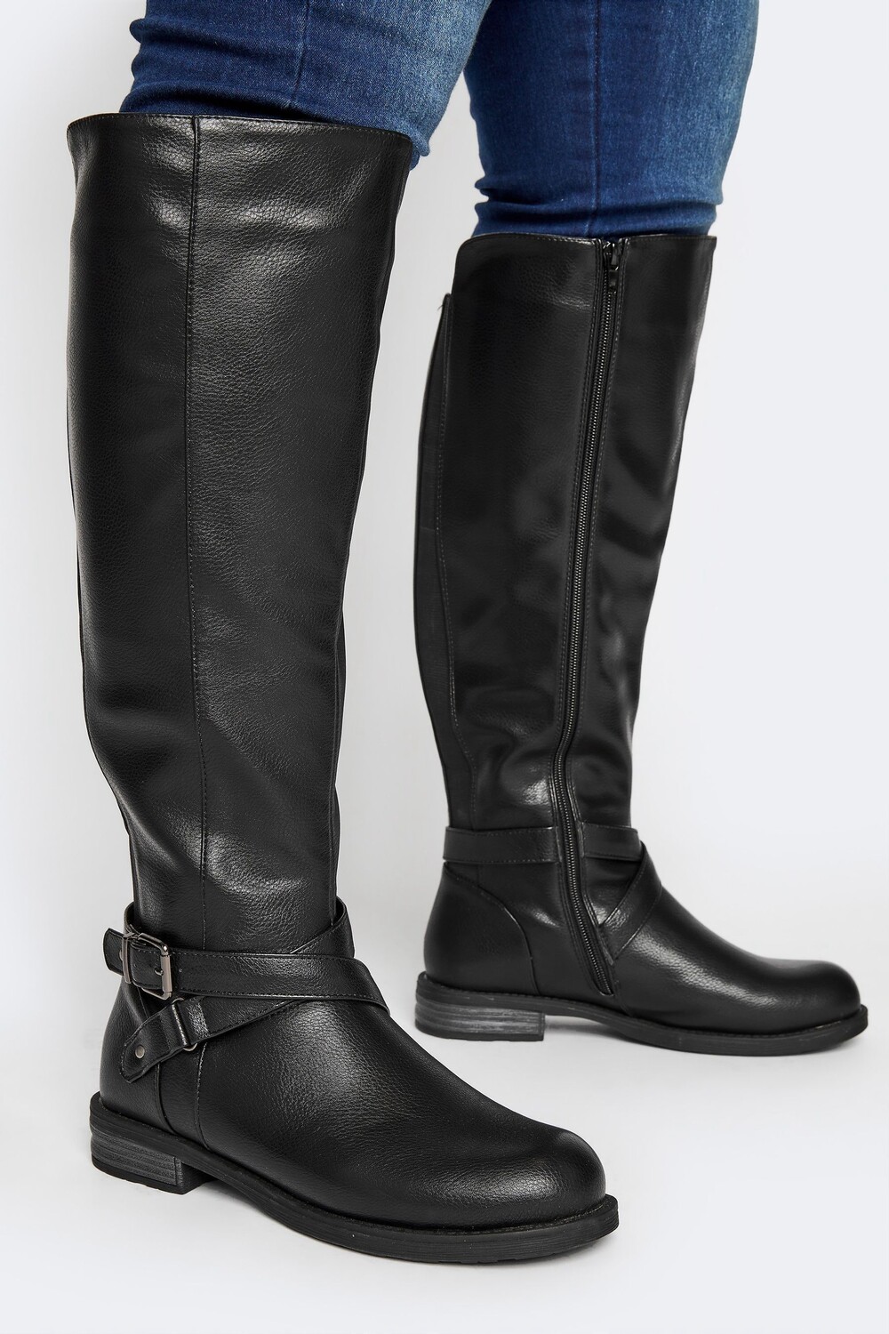 Кожаные сапоги для верховой езды Long Tall Sally, черный