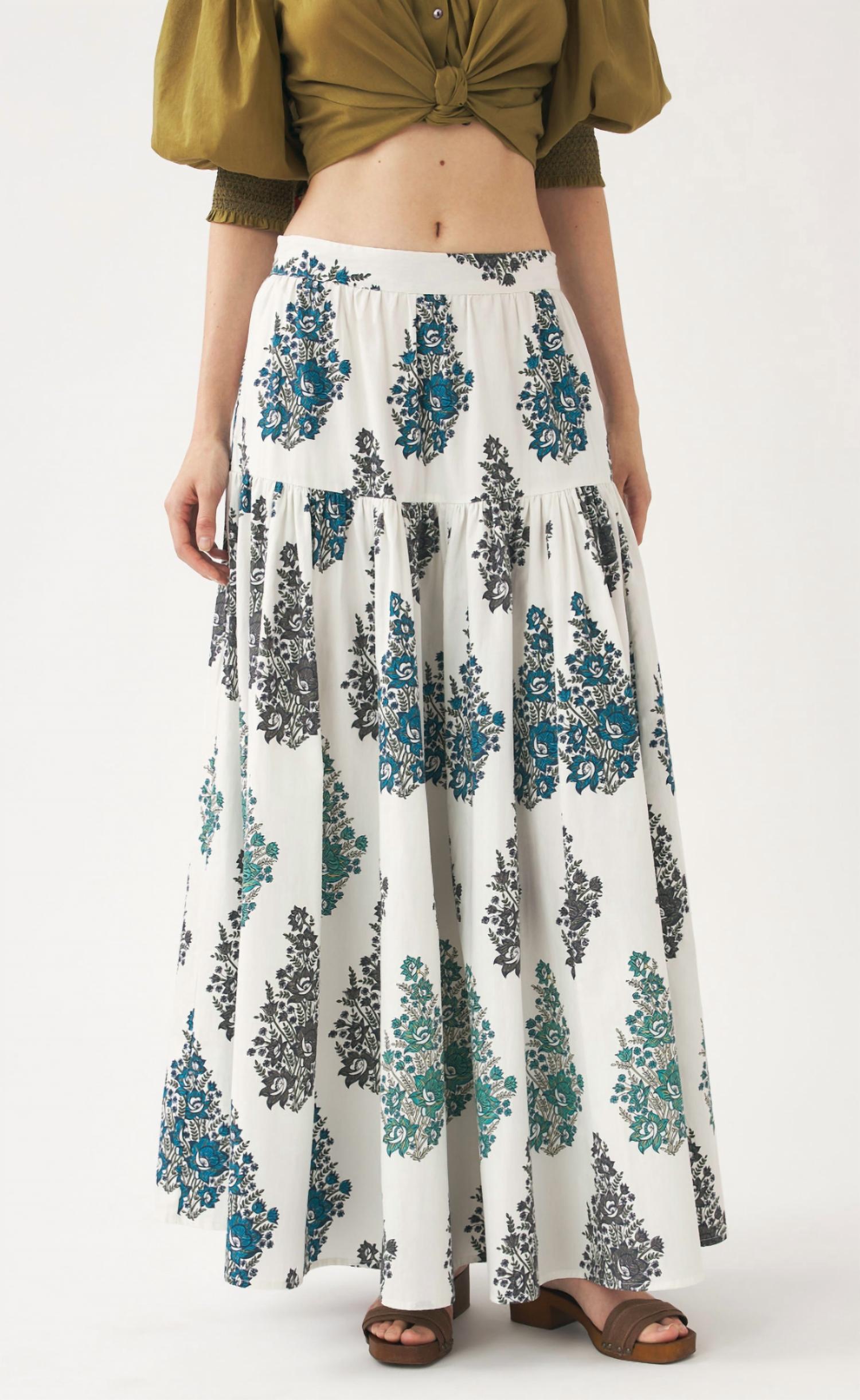 

Юбка макси Muguet белого цвета Antik Batik