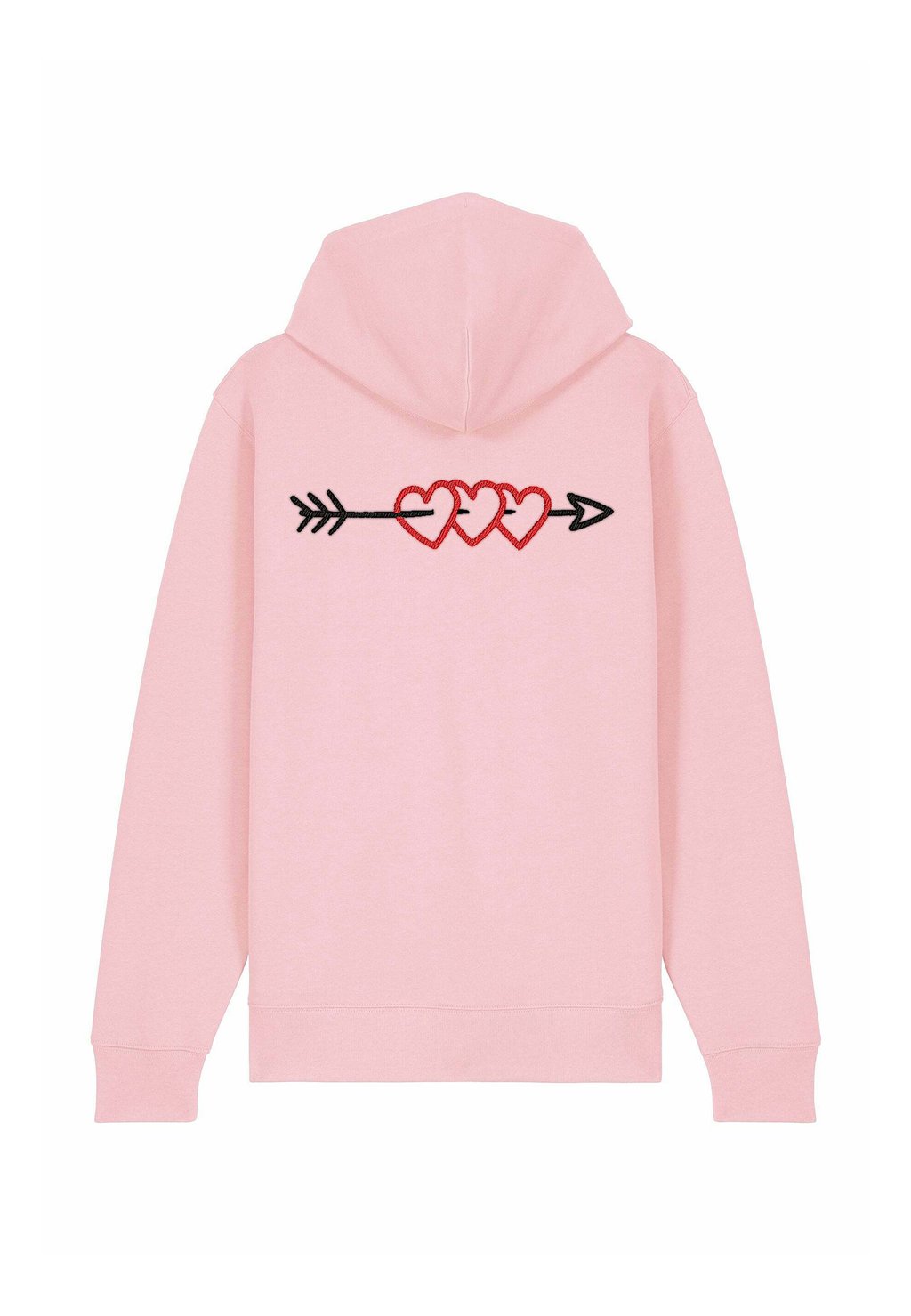 

Толстовка на молнии ARROW BACK EMBROIDERY Mira Paris, розовый