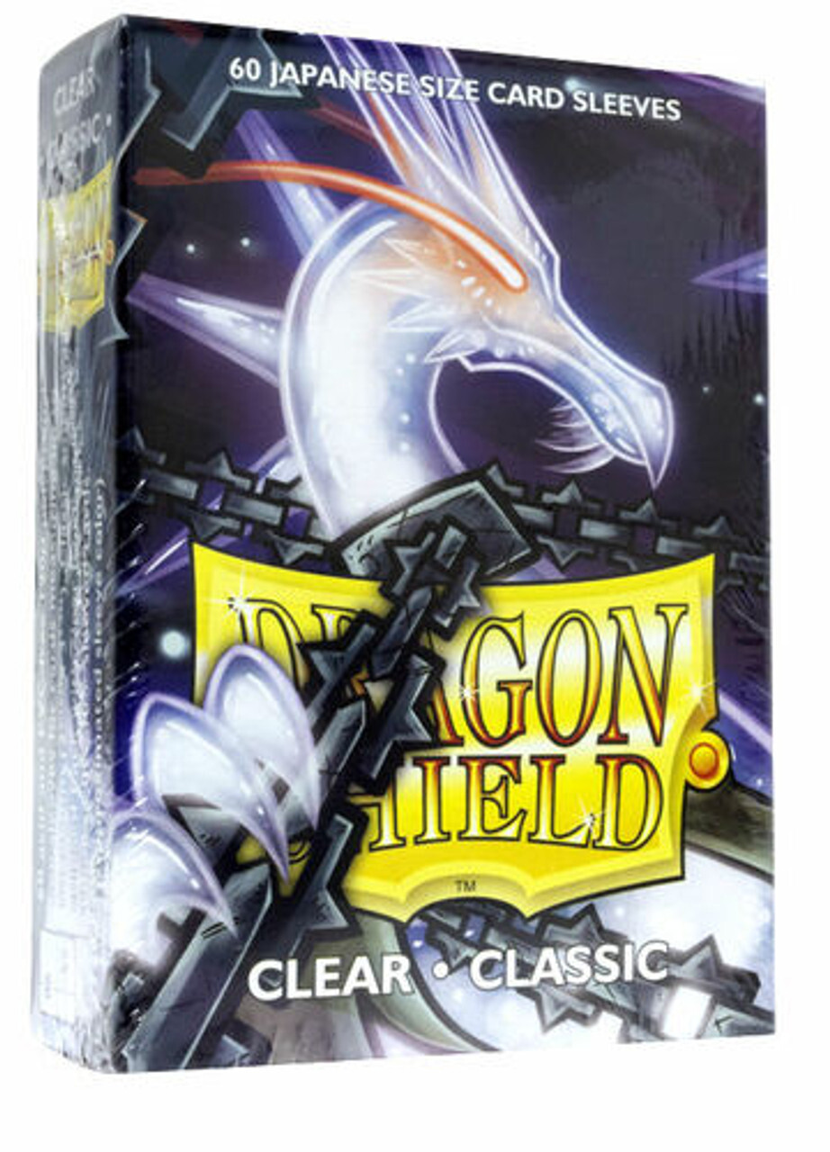 

Аксессуары Dragon Shield: Classic Clear Japanese Size Card Sleeves (60ct)