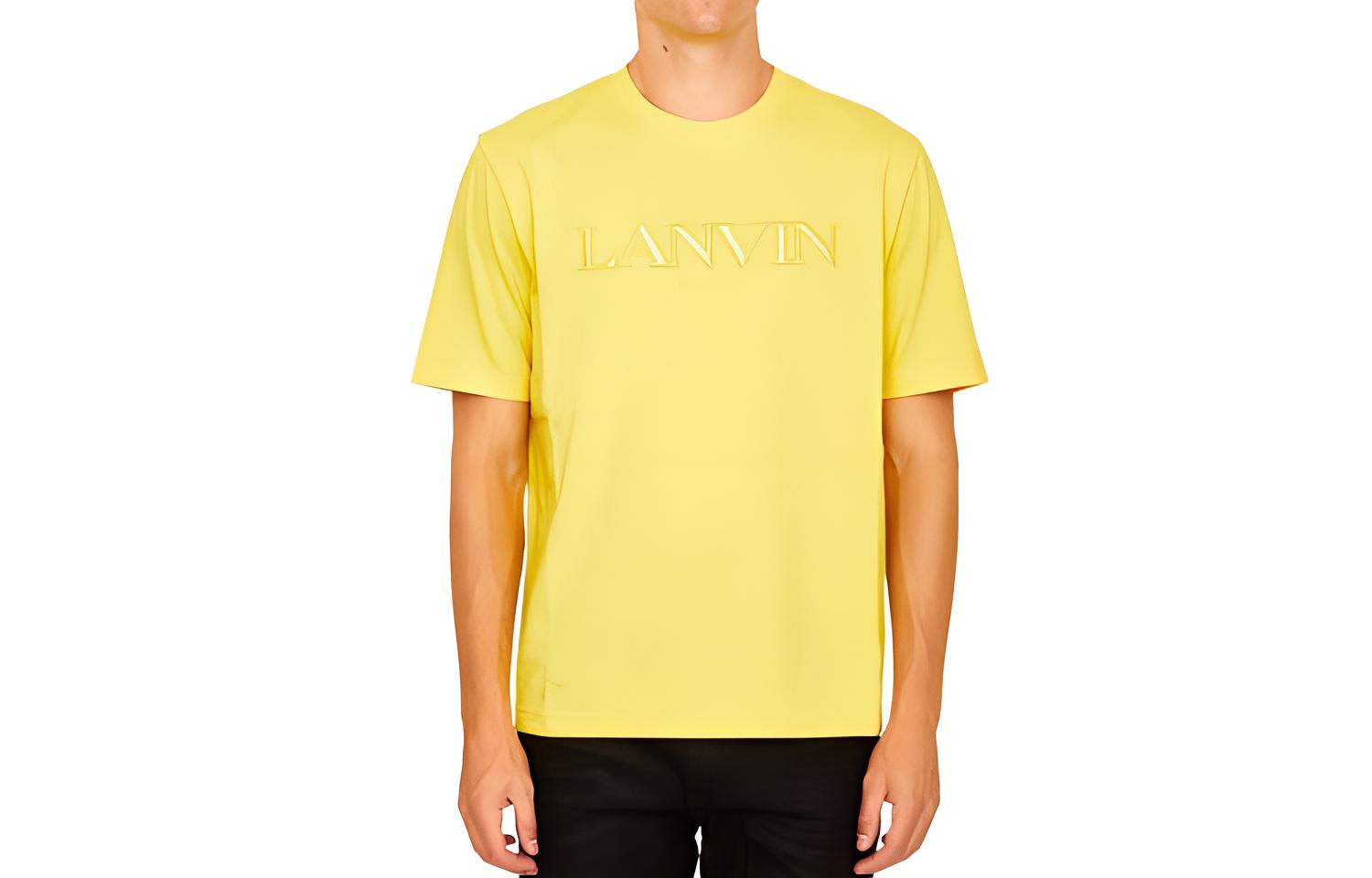 

Футболка Lanvin мужская желтая