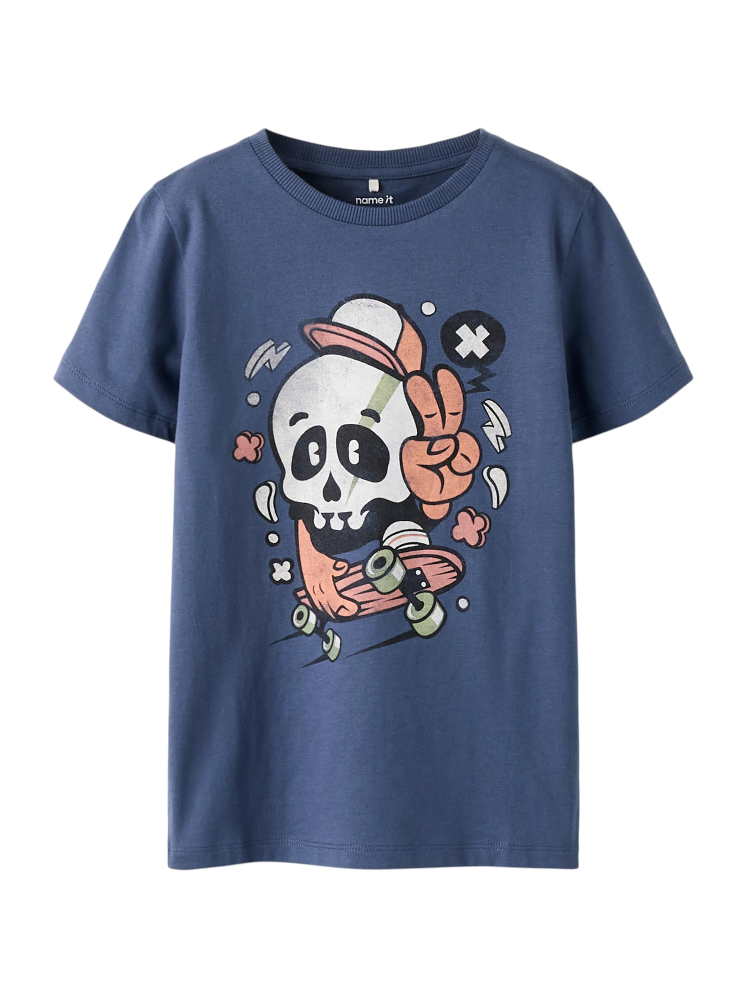 

NAME IT Футболка 'NKMBASTIAN' в темно-синем цвете