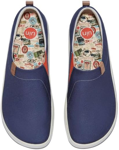 

Мужские модные кроссовки UIN для прогулок и путешествий Toledo , темно-синий