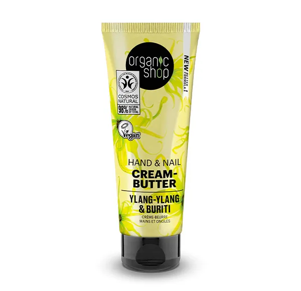 

Питательный крем для рук для сухой кожи Soft Touch Hand & Nail Cream-Butter Organic Shop, 75 ml