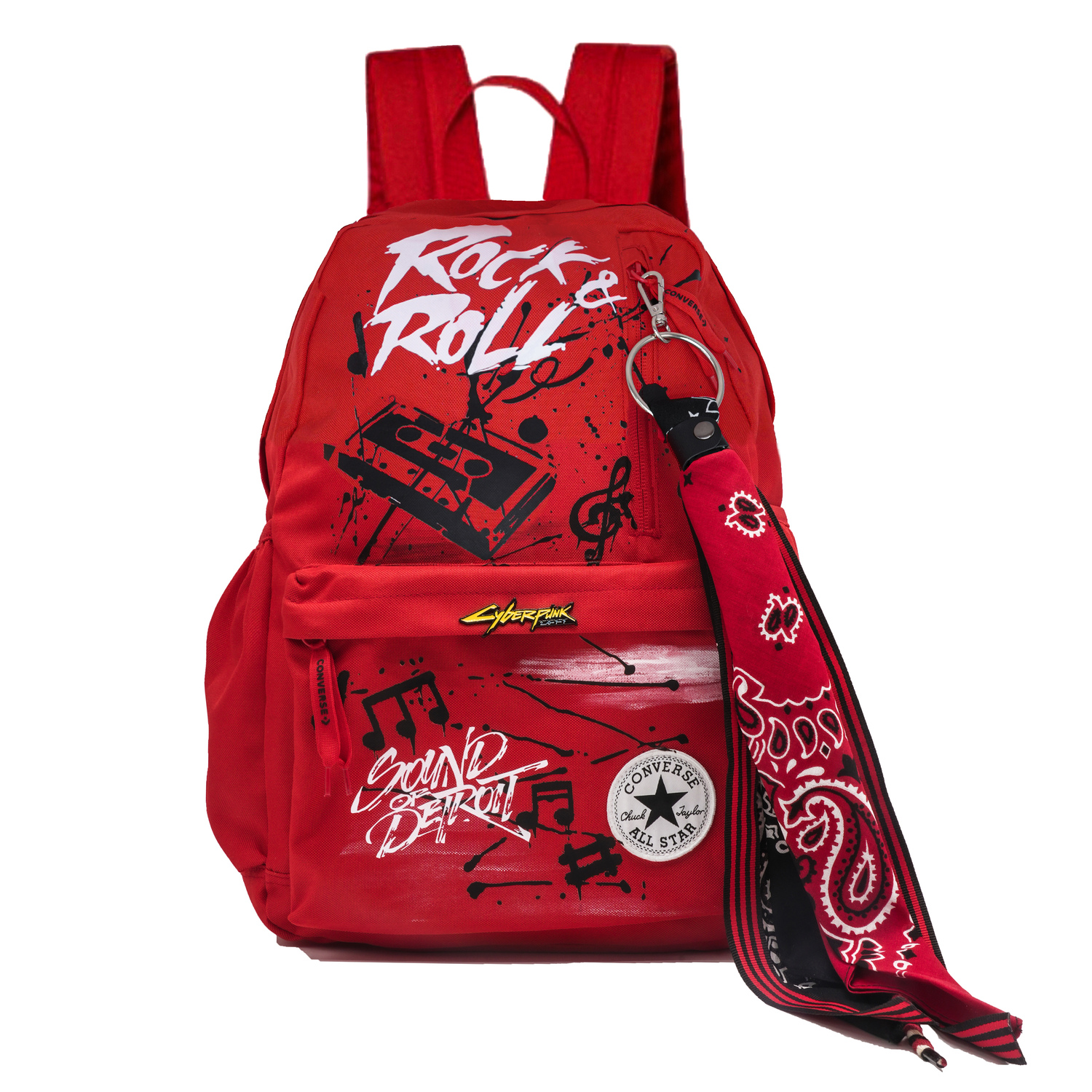 

Converse Средний унисекс красный рюкзак из полиэстера, Red
