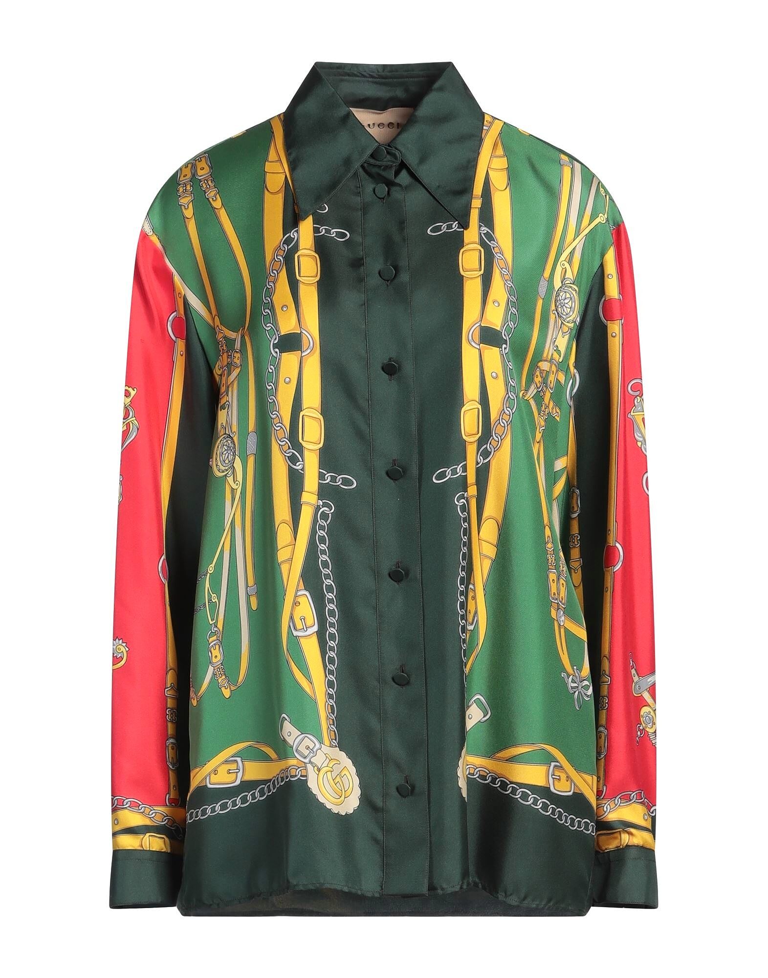 

Рубашка Gucci, зеленый