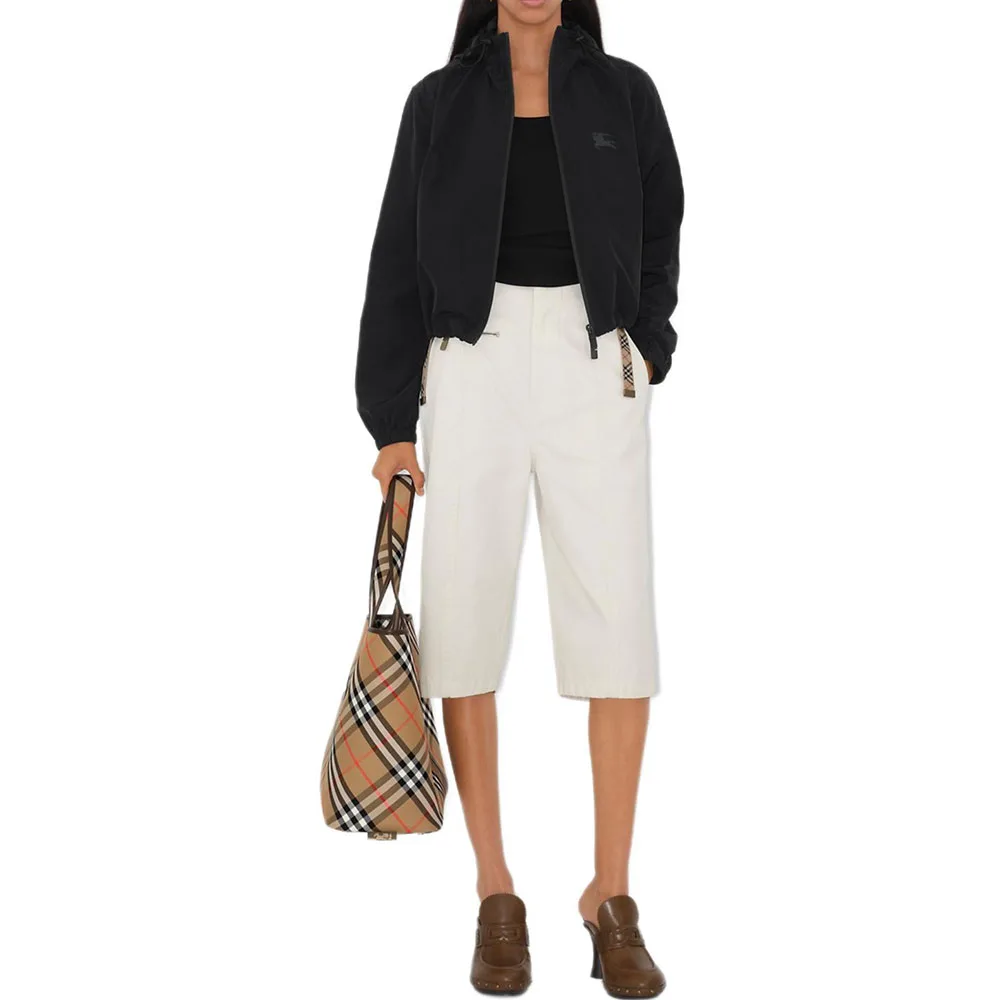 Куртка EKD Burberry, с нашивкой, черный