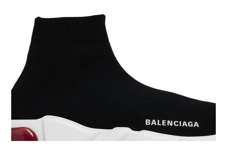 Кроссовки Balenciaga Balenciaga Wmns Speed Sneaker 'Clear Sole - Black Pink', черный — фото 3