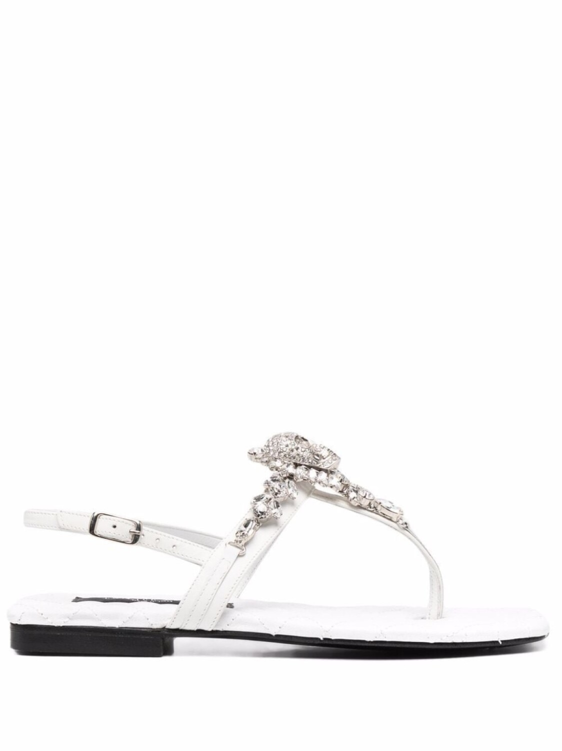 

Philipp Plein сандалии с декором Skull, белый