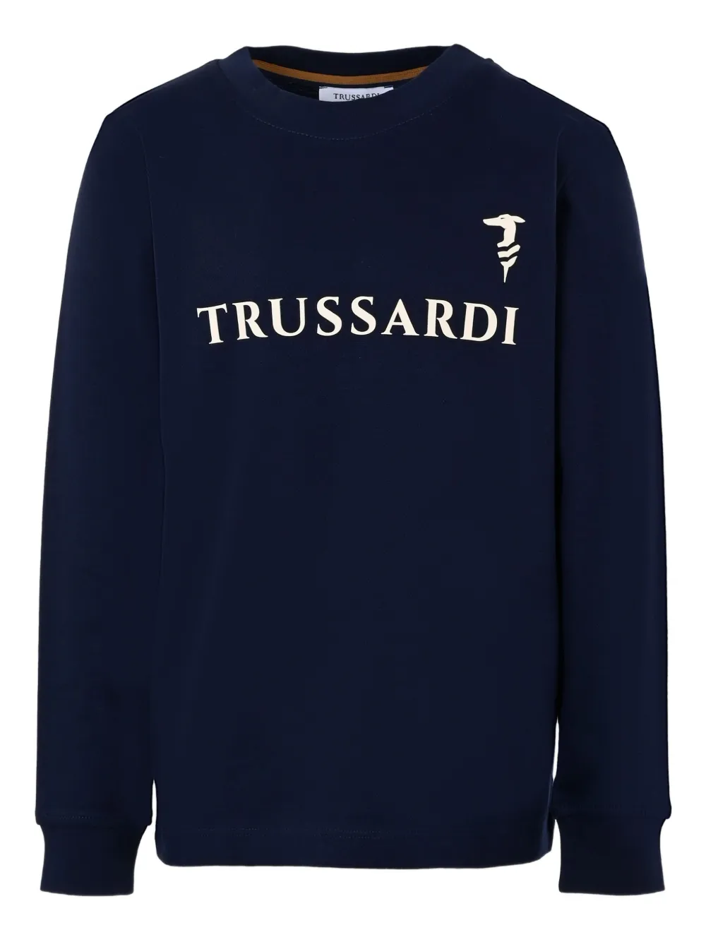 

Толстовка с логотипом TRUSSARDI JUNIOR, синий