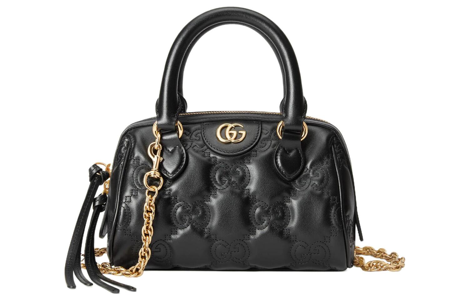 

GUCCI Сумка через плечо миниатюрная женская черная