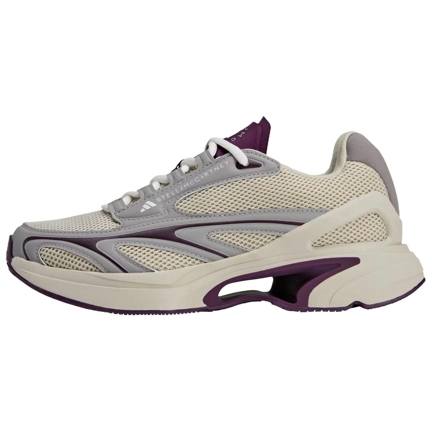 Кроссовки женские Stella McCartney Low-top Фиолетово-серые Adidas