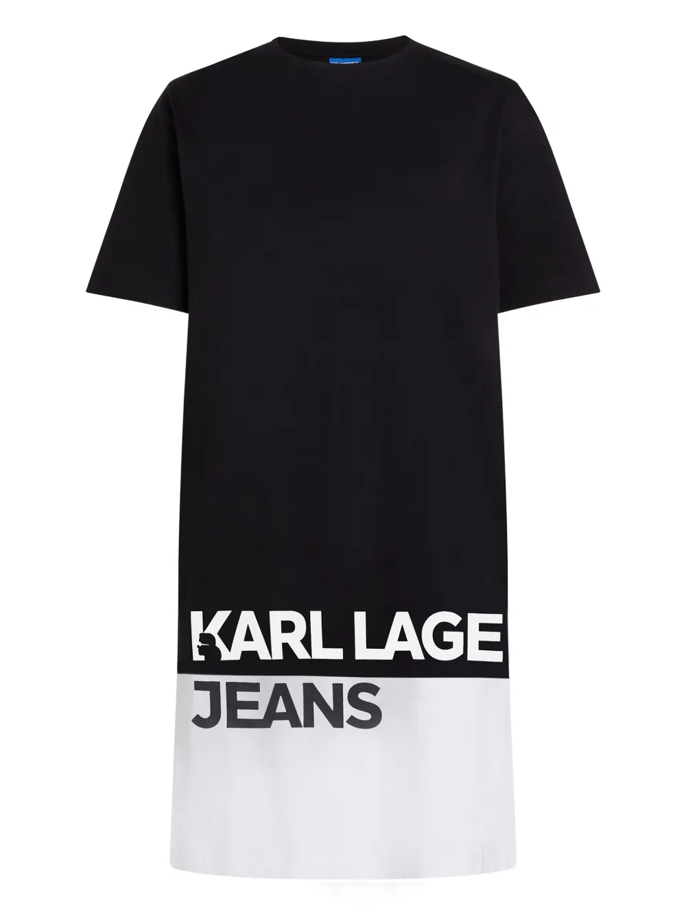 

Платье мини в двух тонах Karl Lagerfeld Jeans, черный