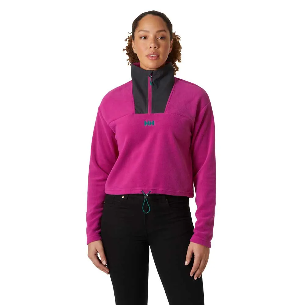 

Флис Helly Hansen Daybreaker Cropped half zip, розовый