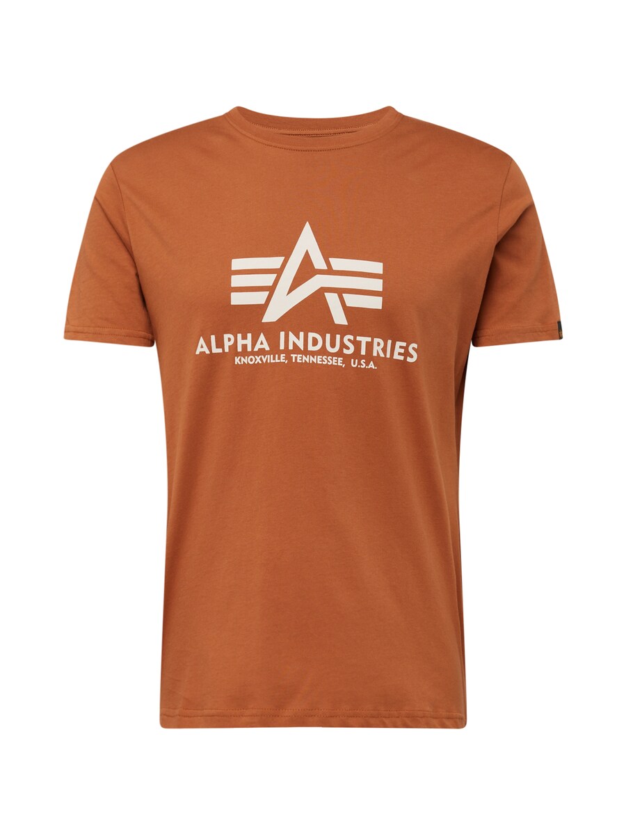 

Классическая футболка ALPHA INDUSTRIES Shirt, карамельный