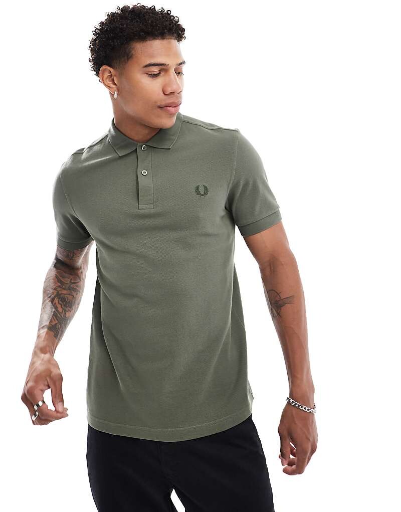 

Fred Perry – зеленая рубашка-поло цвета хаки
